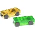 ostatní stavebnice MAGNA-TILES Cars podvozky žlutý/zelený 2 dílky