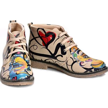 Dámské polobotky Dámské šněrovací kotníkové polobotky Goby PH217 38