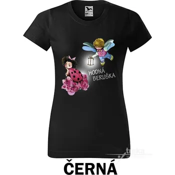 Dámské tričko Tričko dámské, Hodná beruška Barva: Černá, Velikost: XXL