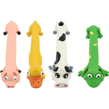 Hračka pro psa Huhubamboo pískací hračka pro psy zvířátko mix designů 28cm