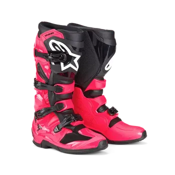 Moto obuv Motokrosové boty / mx obuv ALPINESTARS TECH 7 , 2012025-3811 barva diva pink/černá/růžová (motokrosová obuv s certifikací CE podle normy EN 13634:2017)