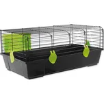 Klec Small Animals Matěj černá, výbava zelená 80x46x35cm