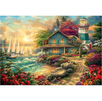 Puzzle ANATOLIAN Puzzle Východ slunce na pobřeží 2000 dílků