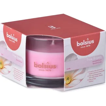 Svíčka Bolsius Vonná svíčka ve skle, 90x63mm, Magnolia