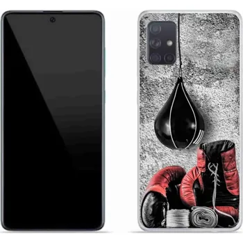 Boxovací pytel Gelový kryt mmCase na Samsung Galaxy A51 - boxovací pytel a rukavice