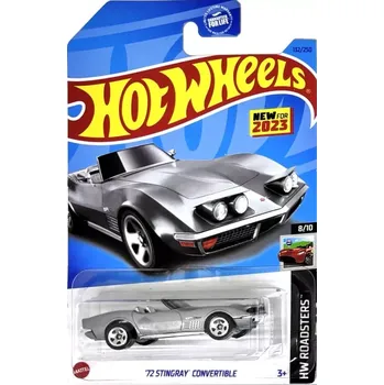 autíčko HOT WHEELS - '72 Stingray Convertible Silver (E5)