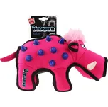 Hračka pro psy Gigwi textil Duraspikes Divočák, růžový, 35 x 15 x 22 cm