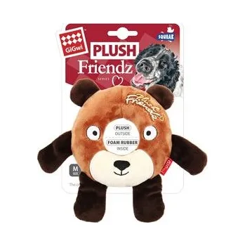 Hračka pro psa Tommi CZ s.r.o. Hračka pes GiGwi Plush Friendz medvěd s gum. kroužkem