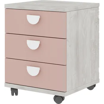 Dětská skříň Dětský kontejner růžový, cascina Mety ring