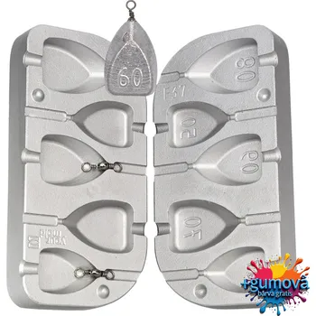 FORMA NA OLOVO 40,50,60,70,80G+GUMOVÁ BARVA 200ML.GRÁTIS