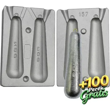 Forma na odlévání FORMA NA OLOVA KUŽEL 250,300G+100 PÉREK GRÁTIS