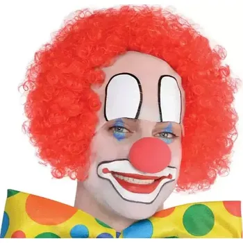 Karnevalová paruka Paruka afro a pleš Klaun