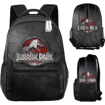 Městský batoh Dětský / studentský batoh s potiskem celého obvodu motiv Jurský Park