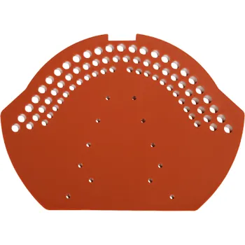 Hřebenová uzávěra DECK cihlově červená