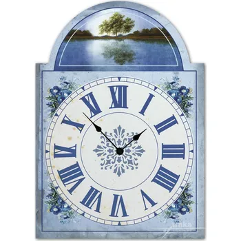 Hodiny Velké dřevěné selské hodiny - Tajemství tichého jezera, Klára Trnková