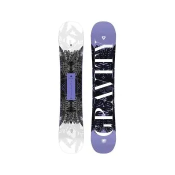 Snowboarding Gravity Trinity 24/25 154 cm; Bílá snowboard + DÁREK DLE VÝBĚRU!