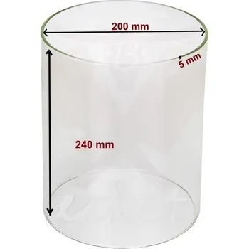 Hotdogovač Beeketal – Náhradní sklo pro párkovače hot dog, ohřívače párků v rohlíku průměr 200 mm