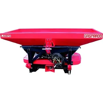 Zahradní traktor Rozmetadlo průmyslových hnojiv za traktor Maschio Gaspardo Lampo objem zásobníku 1800 l