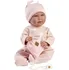 Panenka Llorens New Born realistická panenka miminko se zvuky a měkkým látkovým tělem 42 cm
