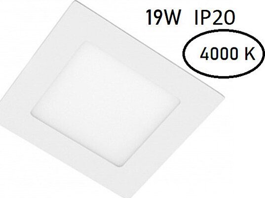GTV Vestavné 19W LED světlo Matis LD-MAW19W-NBP 4000K IP20