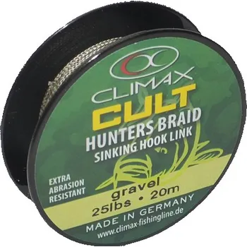 Šňůra návazcová Climax CULT Hunters Braid - Camou Gravel 13,60 kg / 30 lbs