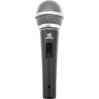 Mikrofon Pronomic DM-58 dynamický mikrofon s vypínačem a držákem