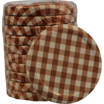 Víčko na zavařovací sklenici víčko TWIST 66 dekor KANAFAS (10ks)