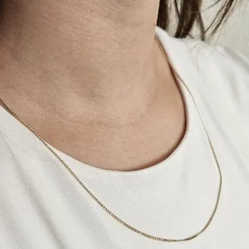 Řetízek Ráj snubních prstenů | Zlatý řetízek ze žlutého zlata 50 cm - skladem - 4040