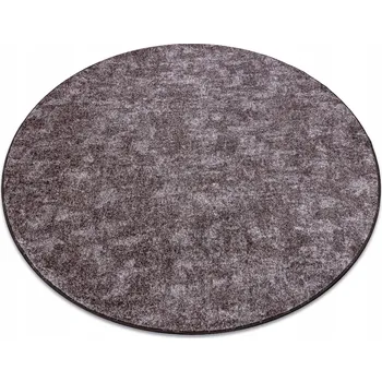 Koberec MĚKKÝ KOBEREC POZZOLANA kruh 100 cm hnědý 93012
