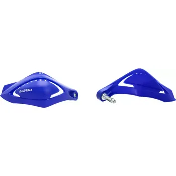 Motocyklový chránič Kryty páček / chrániče páček ACERBIS ZOOM HANDGUARDS pro vnitřní průměr řidítek 13,6 mm až 19 mm, barva modrá, pár (uzavřené chrániče rukou s rychlým upevněním na řídítka)