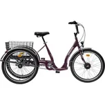 Elektrická tříkolka Liberty e-COMFY 24" 3spd. 2026 fialová 36V 10,4Ah