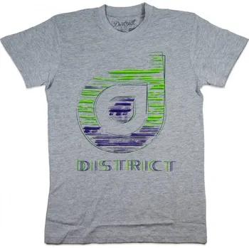 Pánské tričko Tričko DISTRICT Supply Co Sketch| GREY-XL