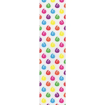 Griptape HELLA GRIP 152x610mm Sloth Dot | RAINBOW SLOTHS ON WHITE
