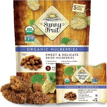 Sušené ovoce SUNNY FRUIT Bio moruše sušené na slunci Balení: Porce 30g
