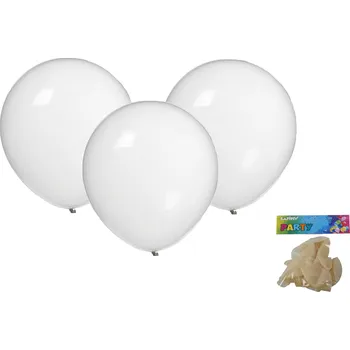 Balónek Balónek nafukovací 30cm - sada 10ks, transparentní