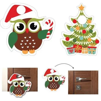 Bytová dekorace TORO ZÁVĚS NA KLIKU "SOVA" 2KS, 23 CM, PAPÍR_hamashop