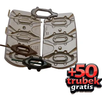 FORMA KRMÍTKO 30,50,90G+TRUBIČKY 3MM GRÁTIS 50KS (forma na olovo F-132)
