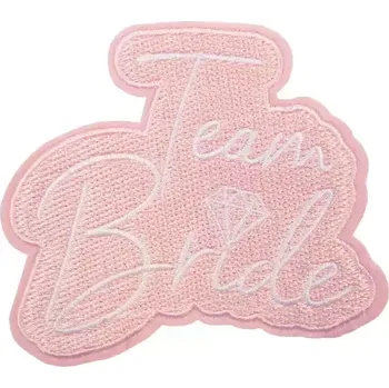 Karnevalový doplněk Nažehlovací odznáčky Team Bride 6ks