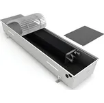 Konvektor podlahový s přirozenou konvekcí Isan Termo FRK 125 x 425 x 3000 mm, 2134 W, připojení vlevo, výměník ocelový, mřížka Natur příčná rolovací hliník