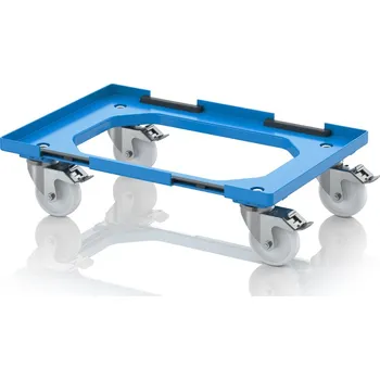 paleta Přepravní vozík Kompakt s propojovacím systémem a polyamidovými koly 61,6 x 41,6 x 17,2 cm - Nebeská modrá - Nebeská modrá - materiál: ABS - RO V 64 PAX FE.L-5015