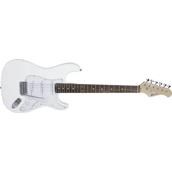 Elektrická kytara Dimavery ST-203, elektrická kytara, bílá
