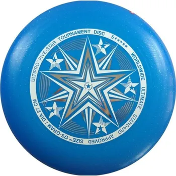 Frisbee Létající talíř YIKUN DISCS UltiPro Five Star | 27cm | BLUE SPARKLE