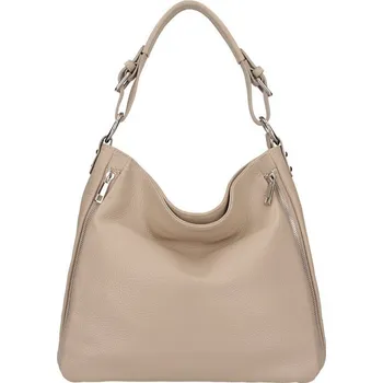 Kabelka Kožená dámská kabelka Romina latté hnědá