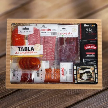 Dárkový potravinový koš Satisfied Dárkový balíček 3147035 výběr španělských uzenin