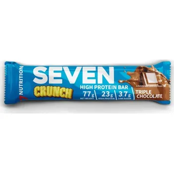 7NUTRITION SEVEN Proteinová tyčinka crunch Triple Chocolate 77g