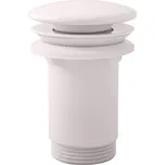 EBS Umyvadlová výpust 5/4" click-clack, bílá lesklá VT479W