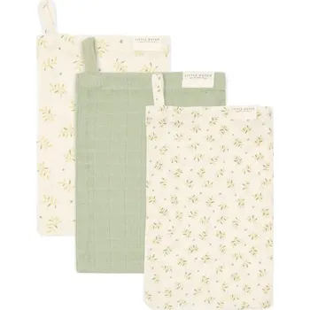 LITTLE DUTCH Žínky 3 ks Blueberry Leaves