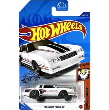 autíčko HOT WHEELS - '86 Monte Carlo SS White (E6)