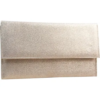 Kabelka Elegantní zlaté tenké dámské psaníčko SP07 GROSSO