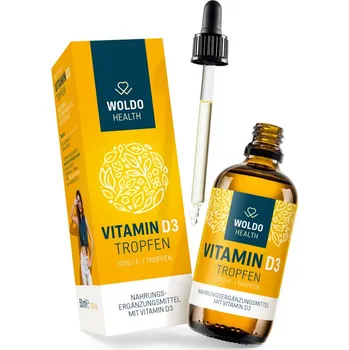 WoldoHealth Vitamín D3 kapky (1000IU) -50ml (WOLDOHEALTH)